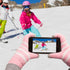 Fosmon T60005 Unisex Winter Touch Screen Gloves, Pink and White