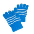 Fosmon Touch Screen Gloves, Unisex Winter Touch Scren Gloves [Three Conductive Fingertips] - Blue/White