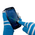 Fosmon Touch Screen Gloves, Unisex Winter Touch Scren Gloves [Three Conductive Fingertips] - Blue/White