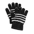 Fosmon Touchscreen Gloves with three conductive finger tips - Black/White