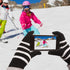 Fosmon Touchscreen Gloves with three conductive finger tips - Black/White