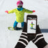 Fosmon Touchscreen Gloves with three conductive finger tips - Black/White