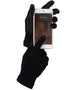 Touch Screen Gloves, Fosmon Unisex Winter Touch Scren Gloves [Three Conductive Fingertips] - Black/Black