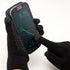 Touch Screen Gloves, Fosmon Unisex Winter Touch Scren Gloves [Three Conductive Fingertips] - Black/Black