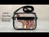 Garnen Clear Bag for Stadium Events, Clear Purse Crossbody Bags, Clear Stadium Approved Bags See Through Bag With Zipper and Adjustable Strap