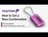 Fosmon TSA Approved Luggage Cable Lock, 4-Digit Combination & Open Indicator