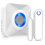 WaveLink Wireless Door Chime with 1 Receiver and 1 Magnetic Window/Door Sensor - 52 Ringtones