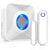 WaveLink Wireless Door Chime with 1 Receiver and 1 Magnetic Window/Door Sensor - 52 Ringtones