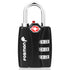 TSA Approved Locks 3-Dial Combo with Alert Indicator