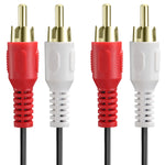 2RCA Male to 2RCA Male Stereo Audio Cable