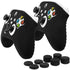 Fosmon Controller Skin and Thumb Grips for Xbox Series S/X Controller - Camo Black + Camo Green + 8 Black Thumb Grips