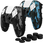 Fosmon Controller Skin and Thumb Grips for PS5 DualSense Controller