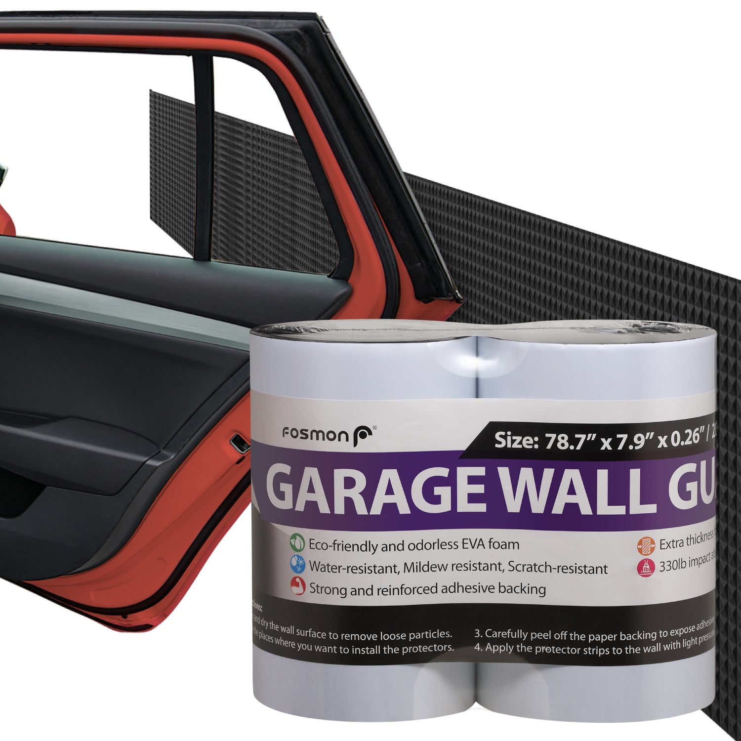 Fosmon Garage Wall Car Door Protector