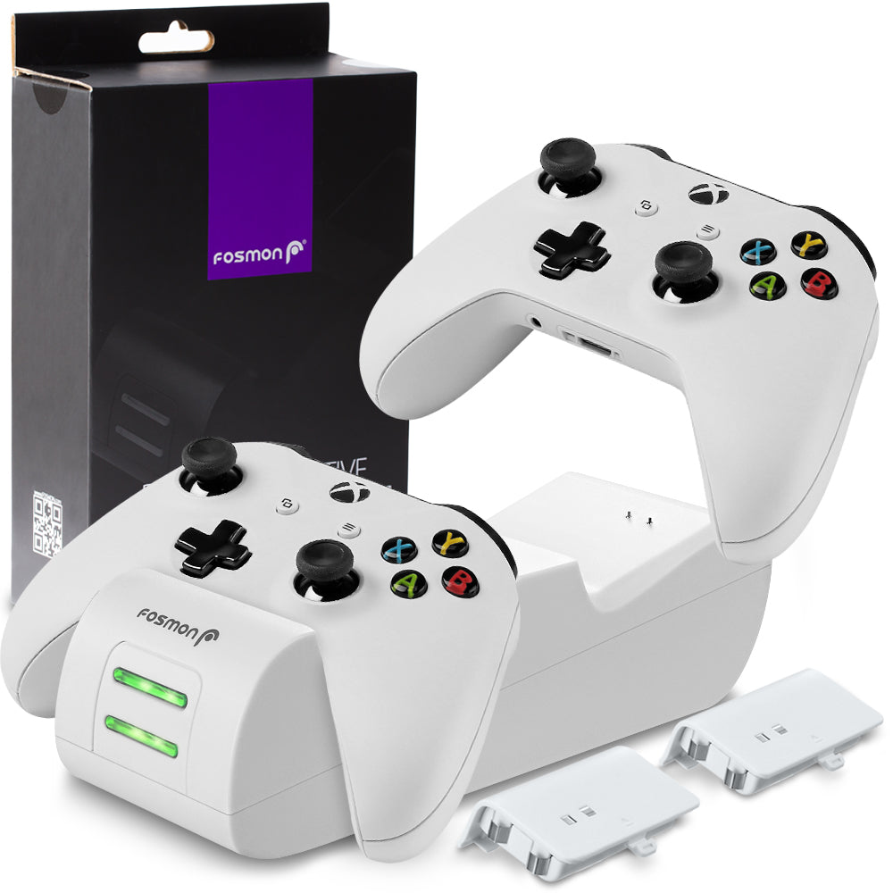 Fosmon Dual Controller Charging Station for Xbox One / Xbox One S / Xbox One S Battlefield / Xbox One X / Xbox One Elite