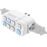 2 Grounded Outlet Plug-in Countdown Timer
