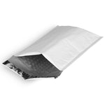 Poly Bubble Mailer 6.5 x 10, Extra Wide Padded Shipping Envelopes, White