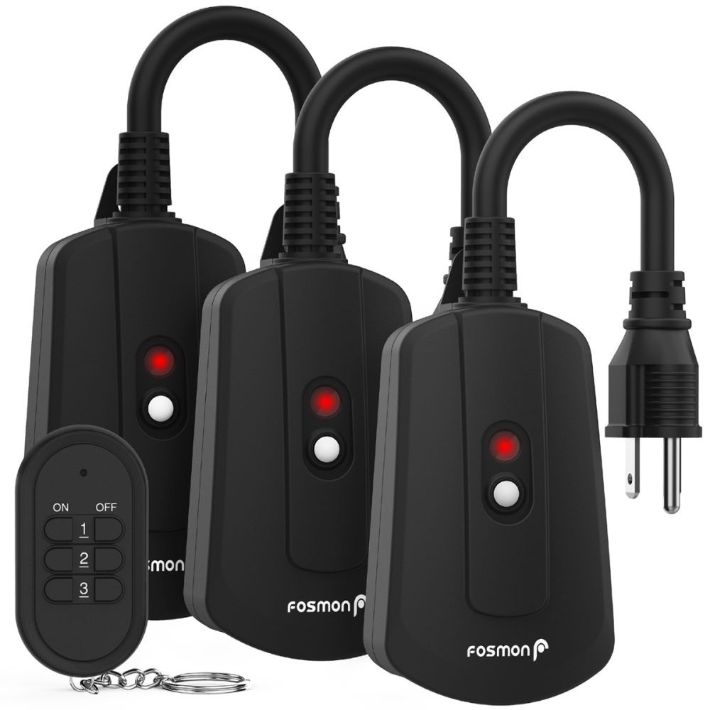 Wireless Remote Control Sockets with 30m Operating Range